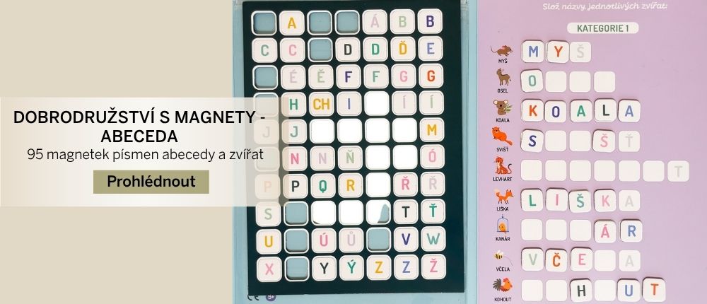 Velké dobrodružství s magnety Abeceda